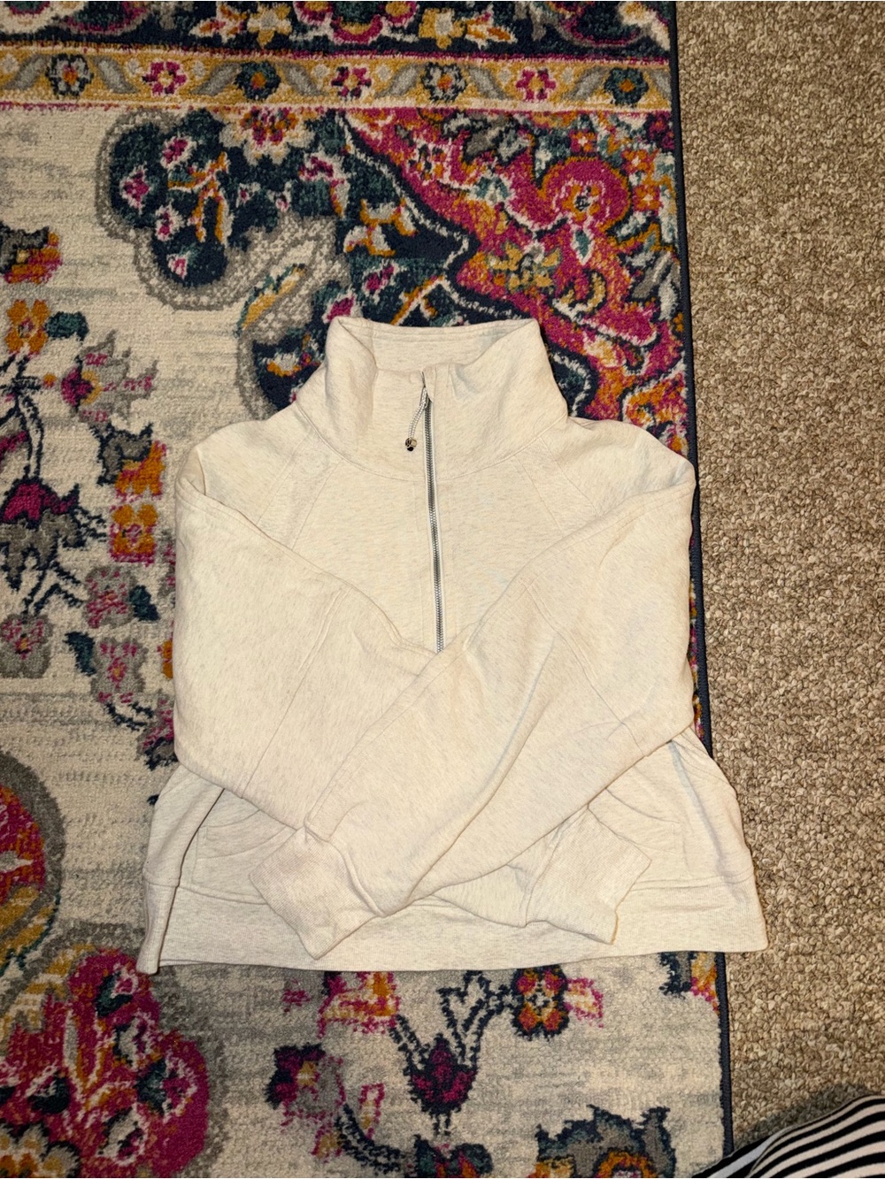 Lululemon Scuba Cropped Funnel Neck Sweatshirt